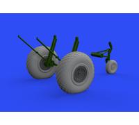 Eduard Brassin ED648529 B-17G Flying Fortress Weighted Wheels 1:48