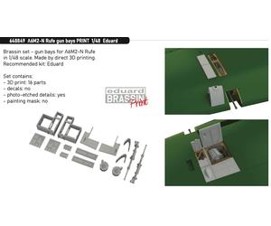 Eduard Brassin ED648849 1:48 Nakajima A6M2-N Rufe gun bays