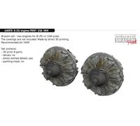 Eduard Brassin ED648870 1:48 North-American B-25J Mitchell engines