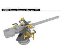 Eduard Brassin ED672034 1:72 German Submarine 88mm gun