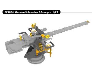 Eduard Brassin ED672034 1:72 German Submarine 88mm gun