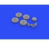 Eduard Brassin ED672228 1:72 Mikoyan MiG-17F wheels with weighted tyre effect