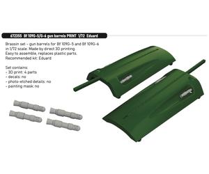 Eduard Brassin ED672355 1:72 Messerschmitt Bf-109G-5/Bf-109G-6 gun barrels