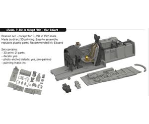 Eduard Brassin ED672364 1:72 North-American P-51D-10 Mustang cockpit