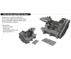 Eduard Brassin ED672415 Mikoyan MiG-21 ockpit 3D-Printed 1:72