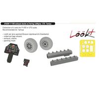 Eduard Brassin ED674039 P-51D Exhausts with Fairing LooKplus 1:72