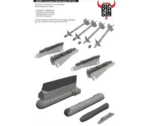 Eduard Brassin SIN648106 1:48 F-16 armament with Maverick missiles