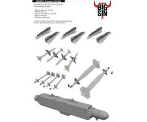 Eduard Brassin SIN648109 1:48 McDonnell F-4E Phantom armament