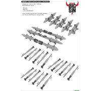 Eduard Brassin SIN64877 1:48 McDonnell F-4B Phantom Air to Ground weapons