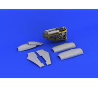 Eduard Brassin Spitfire Mk. VIII Engine Motor - 1:48 Model Kit Detail Set New