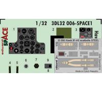 Eduard ED3DL32006 1:32 Curtiss Hawk 81-A2 SPACE 3D Decal & PE Set