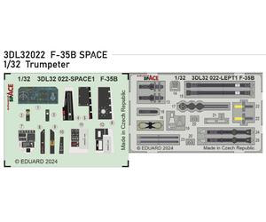 Eduard ED3DL32022 1:32 Lockheed-Martin F-35B SPACE set