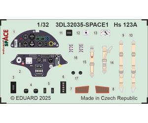 Eduard ED3DL32035 1:32 Henschel Hs-123A SPACE set