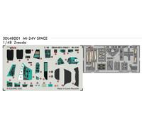 Eduard ED3DL48001 1:48 Mil Mi-24V SPACE 3D Decal instruments with etched parts