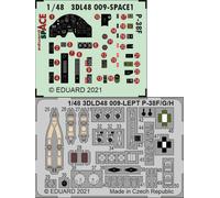 Eduard ED3DL48009 1:48 Lockheed P-38F Lightning SPACE