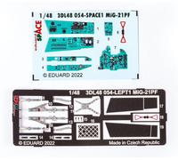 Eduard ED3DL48054 1:48 Mikoyan MiG-21PF SPACE 3D Decal instruments etched parts