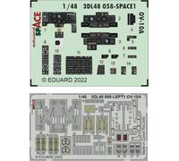 Eduard ED3DL48058 1:48 OV-10D Bronco SPACE 3D Decal & PE Set