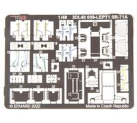 Eduard ED3DL48059 1:48 Lockheed SR-71 Blackbird SPACE 3D Decal & PE