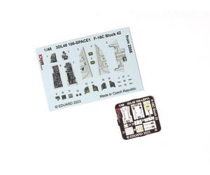 Eduard ED3DL48106 1:48 F-16C Fighting Falcon Block 42 from 2006 SPACE