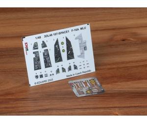 Eduard ED3DL48107 1:48 General-Dynamics F-16A MLU Fighting Falcon SPACE