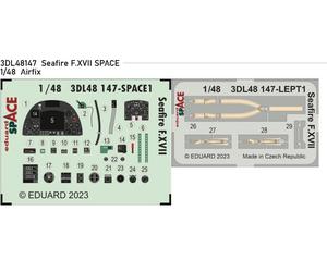 Eduard ED3DL48147 1:48 Supermarine Seafire F.XVII SPACE