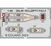 Eduard ED3DL48165 1:48 Vought F4U-2 SPACE Corsair