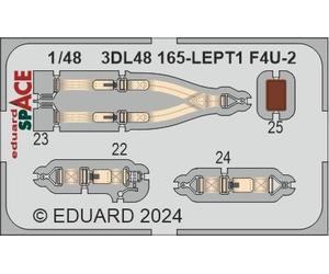 Eduard ED3DL48165 1:48 Vought F4U-2 SPACE Corsair