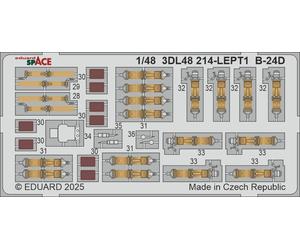 Eduard ED3DL48214 1:48 Consolidated B-24D Liberator SPACE set