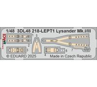 Eduard ED3DL48218 1:48 Westland Lysander Mk.I/Mk.III SPACE set