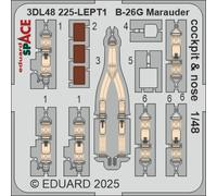 Eduard ED3DL48225 1:48 Martin B-26G Marauder cockpit & nose SPACE set