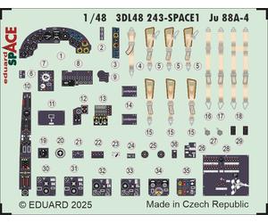 Eduard ED3DL48243 1:48 Junkers Ju-88A-4 SPACE set