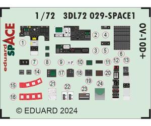 Eduard ED3DL72029 1:72 North-American/Rockwell OV-10D+ Bronco