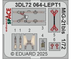 Eduard ED3DL72064 1:72 Mikoyan Mi-24-21bis SPACE set