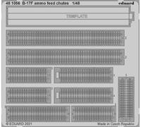 Eduard ED481056 Boeing B-17F Flying Fortress Ammo Feed Chutes 1:48 Etch Part