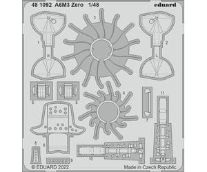 Eduard ED481092 1:48 Mitsubishi A6M3 Zero