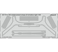 Eduard ED481117 1:48 F-4E Phantom reinforcement straps & formation lights