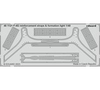 Eduard ED481121 1:48 F-4G Reinforcement Straps & Lights (Meng)