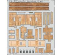 Eduard ED491201 B-17F Flying Fortress Wooden Floors & Ammo Boxes 1:48 Etch Part