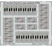 Eduard ED491524 Westland Sea King HC.4 cargo seatbelts STEEL 1:48