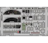 Eduard ED73460 Boeing B-17F Flying Fortress Interior (Revell) 1:72 Etch Part