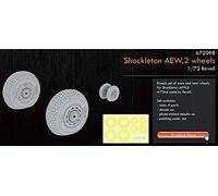 Eduard EDB672098 Brassin 1:72-Shackleton AEW.2 Wheels (Rev) kit, Various