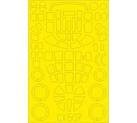 Eduard Accessories CX507 - 1:72 Masking Sheet B-25C/D for Airfix - New