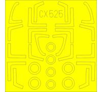 Eduard EDCX525 1:72 McDonnell-Douglas F/A-18F TFace canopy frame paint mask