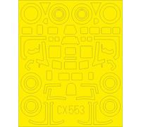 Eduard EDCX553 1:72 Avro Shackleton MR.3 canopy frame paint mask