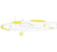 Eduard EDEX1005 1:48 Mitsubishi Ki-21-I TFace canopy frame paint mask