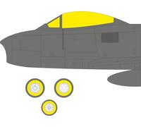Eduard EDEX1091 1:48 North-American F-86F-25/30 TFace canopy frame paint mask