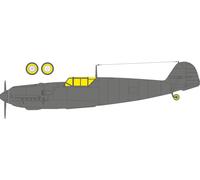Eduard EDEX1093 1:48 Messerschmitt Bf-109E-3 TFace canopy frame paint mask