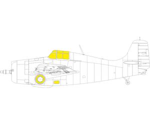Eduard EDEX1095 1:48 Grumman F4F-4 Wildcat TFace canopy frame paint mask