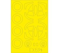 Eduard EDEX594 1:48 Douglas A-4F Skyhawk TFace canopy frame paint mask