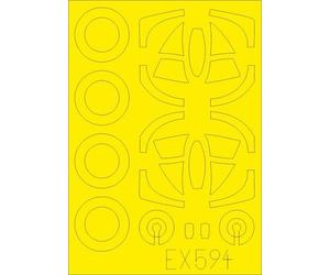 Eduard EDEX594 1:48 Douglas A-4F Skyhawk TFace canopy frame paint mask